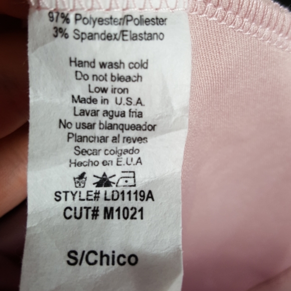 EUC Champagne colored plunge hi-lo dress size S - Picture 4 of 4